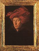 Jan Van Eyck A Man in a Turban   3 Sweden oil painting reproduction